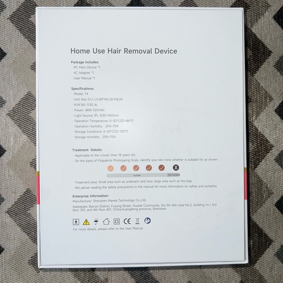 HOME USE HAUR REMOVAL DEVICE T4 - Picture 7 of 10